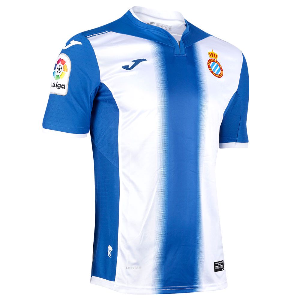 Camiseta 1ª RCD Espanyol 2016/2017 Blanco Azul - Fútbol Factory