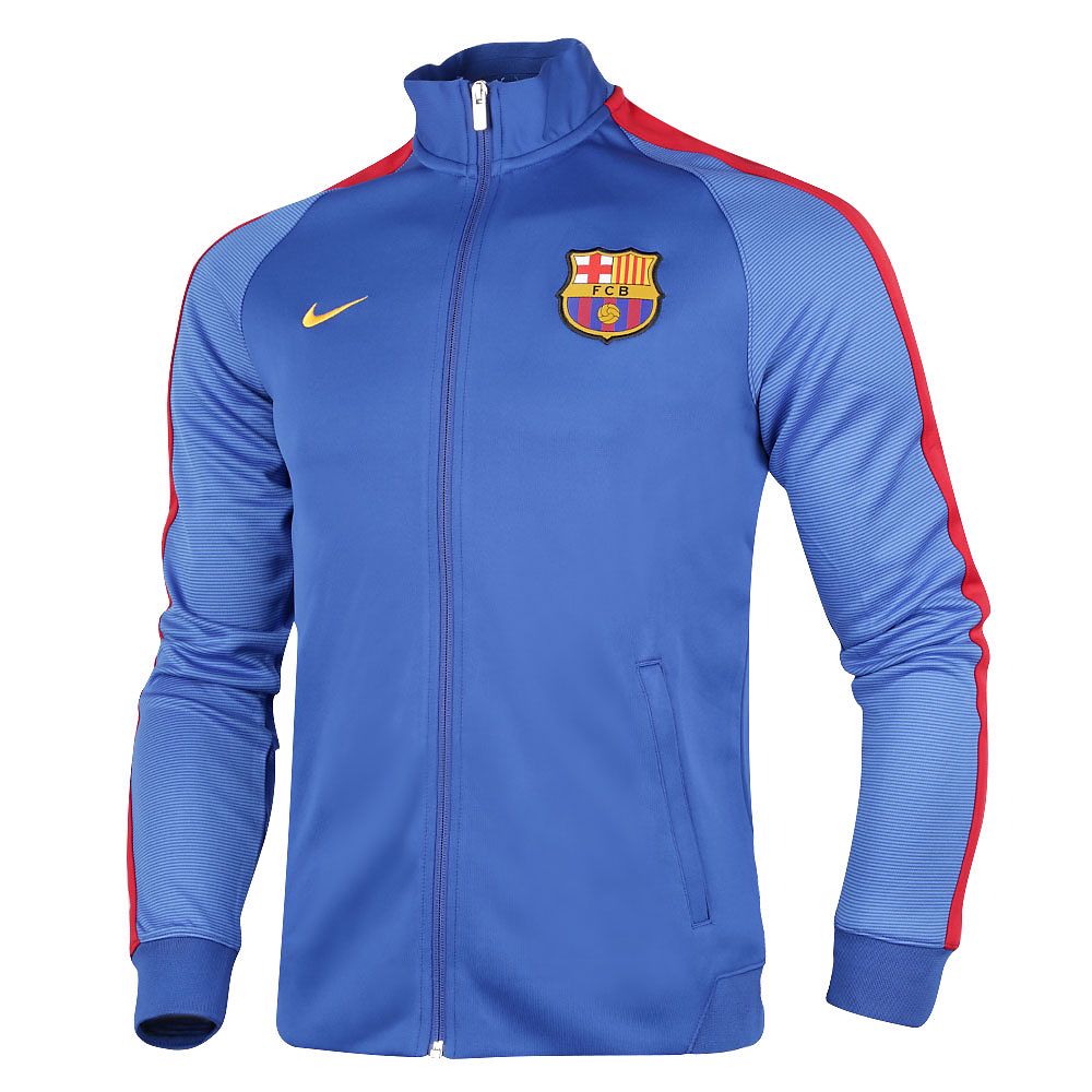 Chaqueta FC Barcelona 2016/2017 Authentic N98 Azul - Fútbol Factory