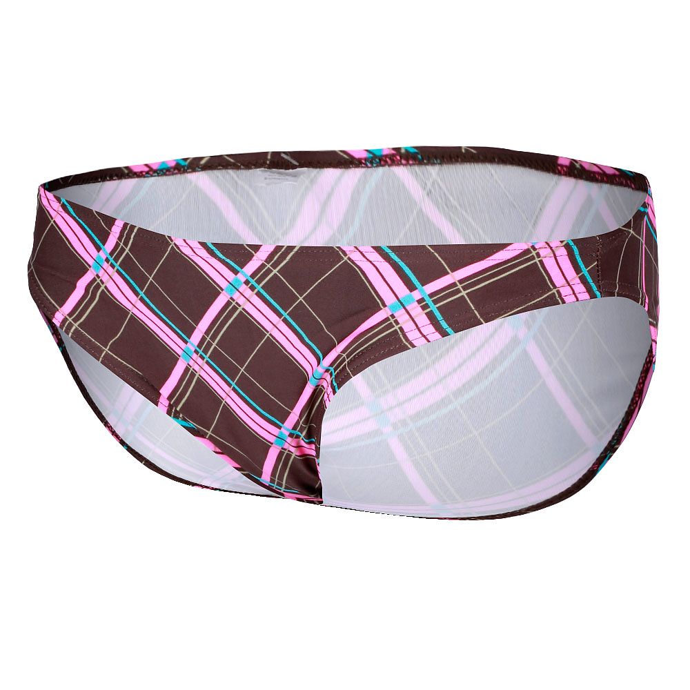 Bikini Bandeau Marrón Rosa - Fútbol Factory