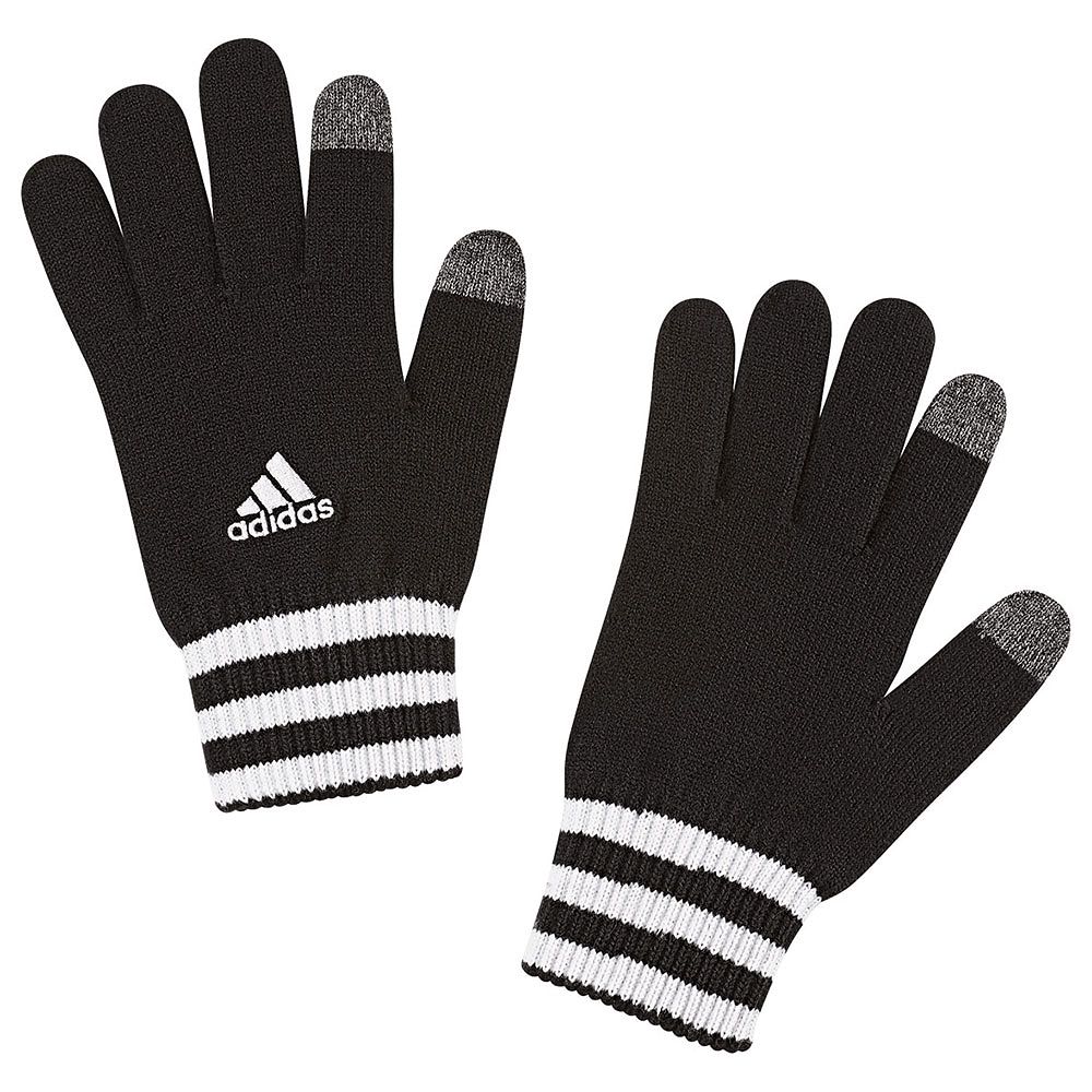 Guantes Essentials Tres Bandas Negro - Fútbol Factory