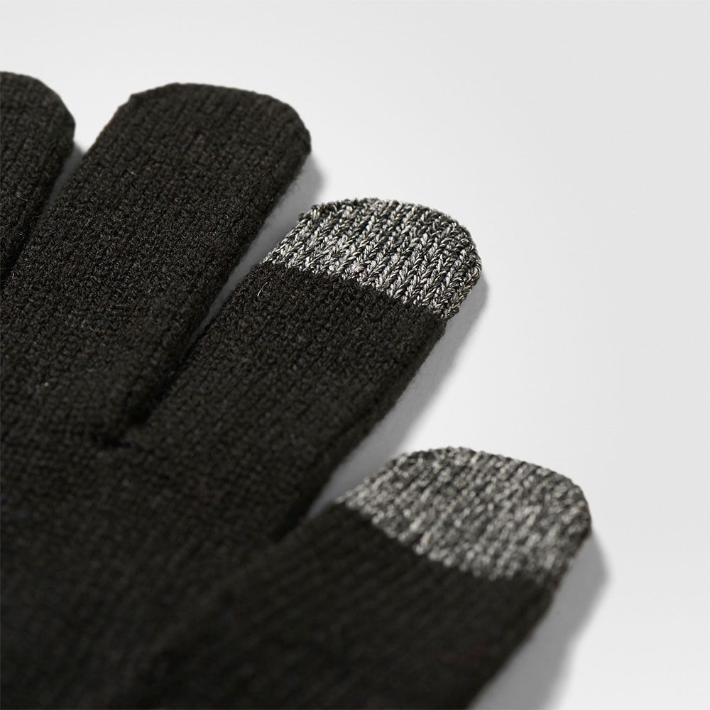 Guantes Essentials Tres Bandas Negro - Fútbol Factory