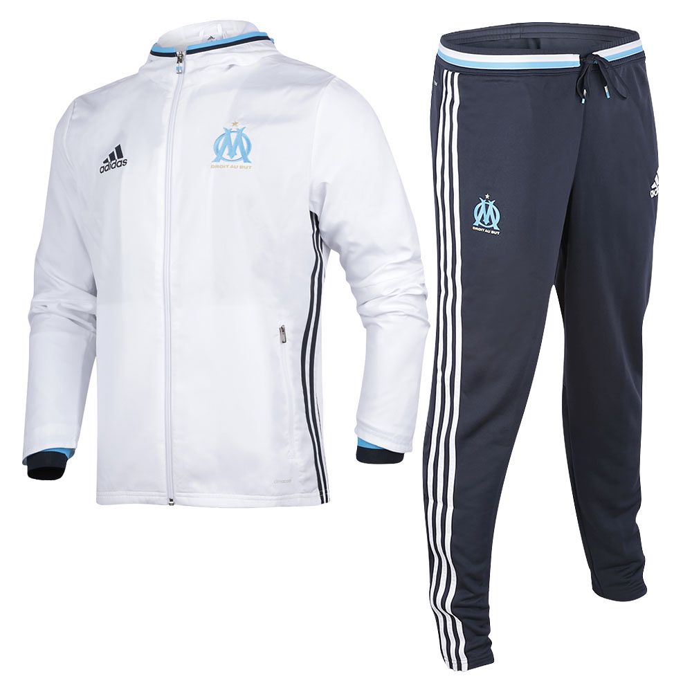 Chándal de Training Olympique de Marsella 2016/2017 Blanco - Fútbol Factory
