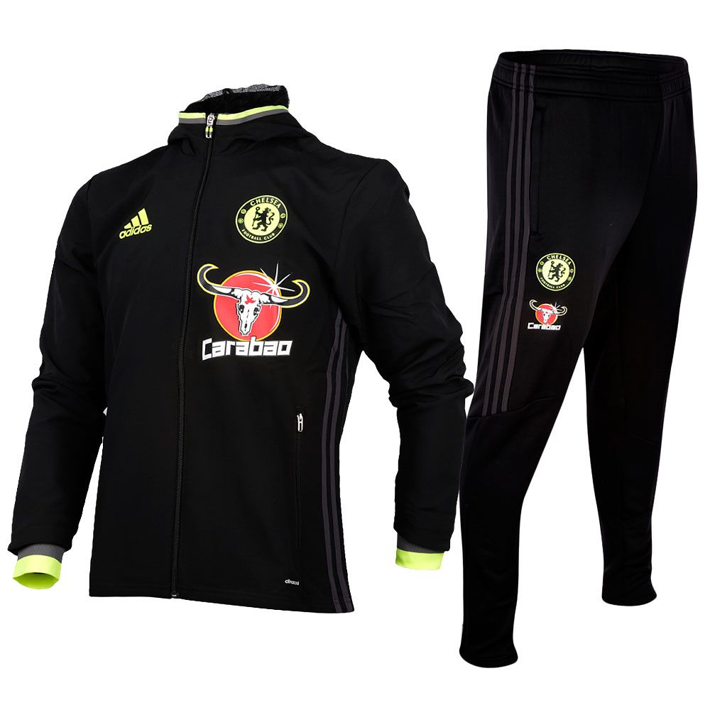 Chándal Pre-Match Chelsea FC 2016/2017 Negro - Fútbol Factory