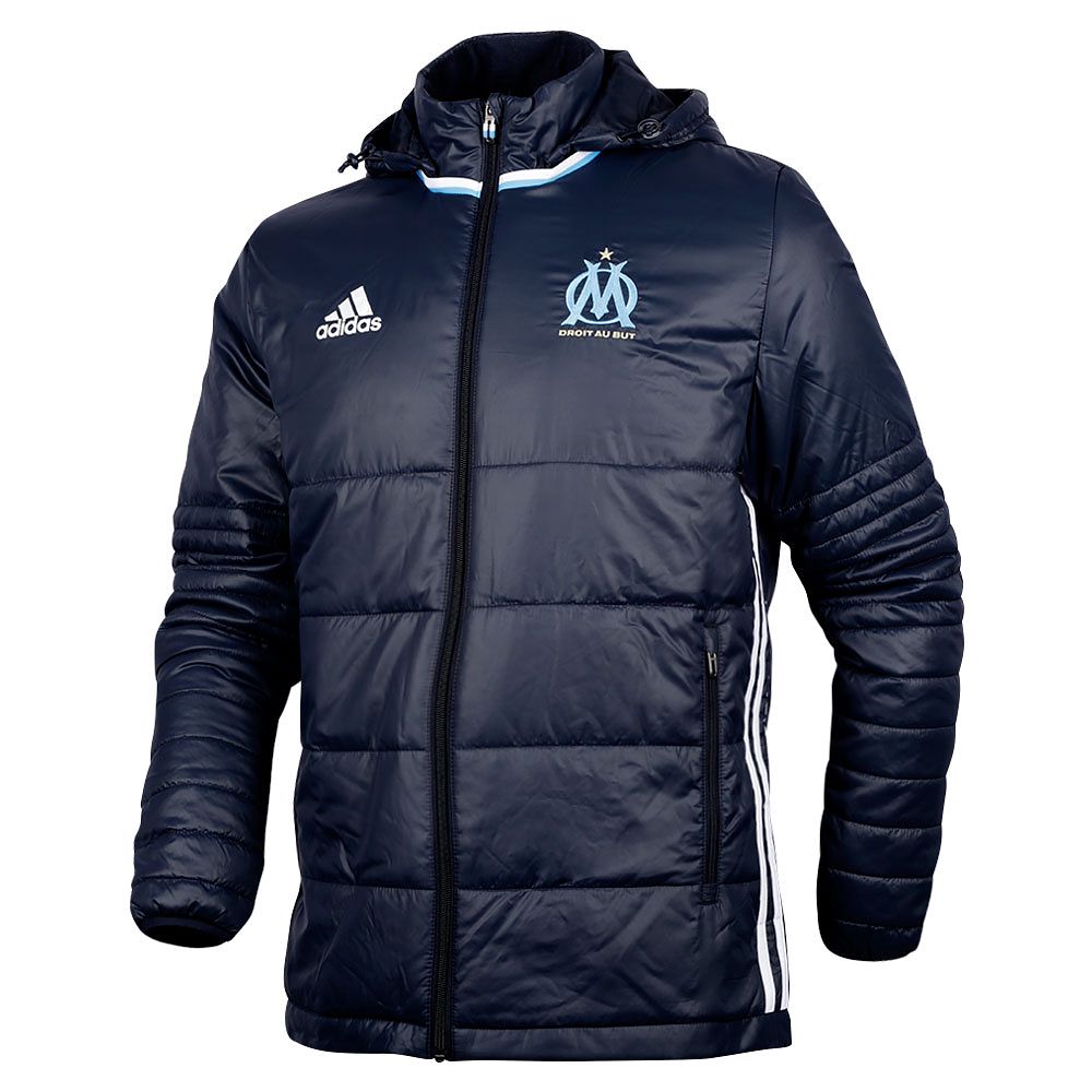 Abrigo Olympique de Marsella 2016/2017 Negro - Fútbol Factory