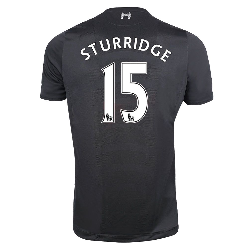 Camiseta 2ª Liverpool FC 2016/2017 Sturridge Negro - Fútbol Factory