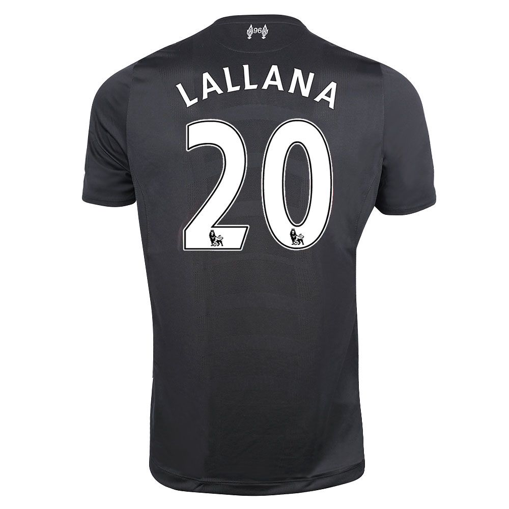 Camiseta 2ª Liverpool FC 2016/2017 Lallana Negro - Fútbol Factory