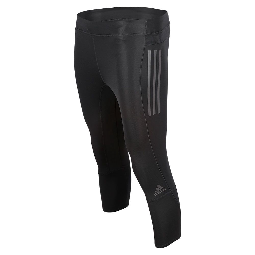 Mallas de Running Supernova 3/4 Negro - Fútbol Factory