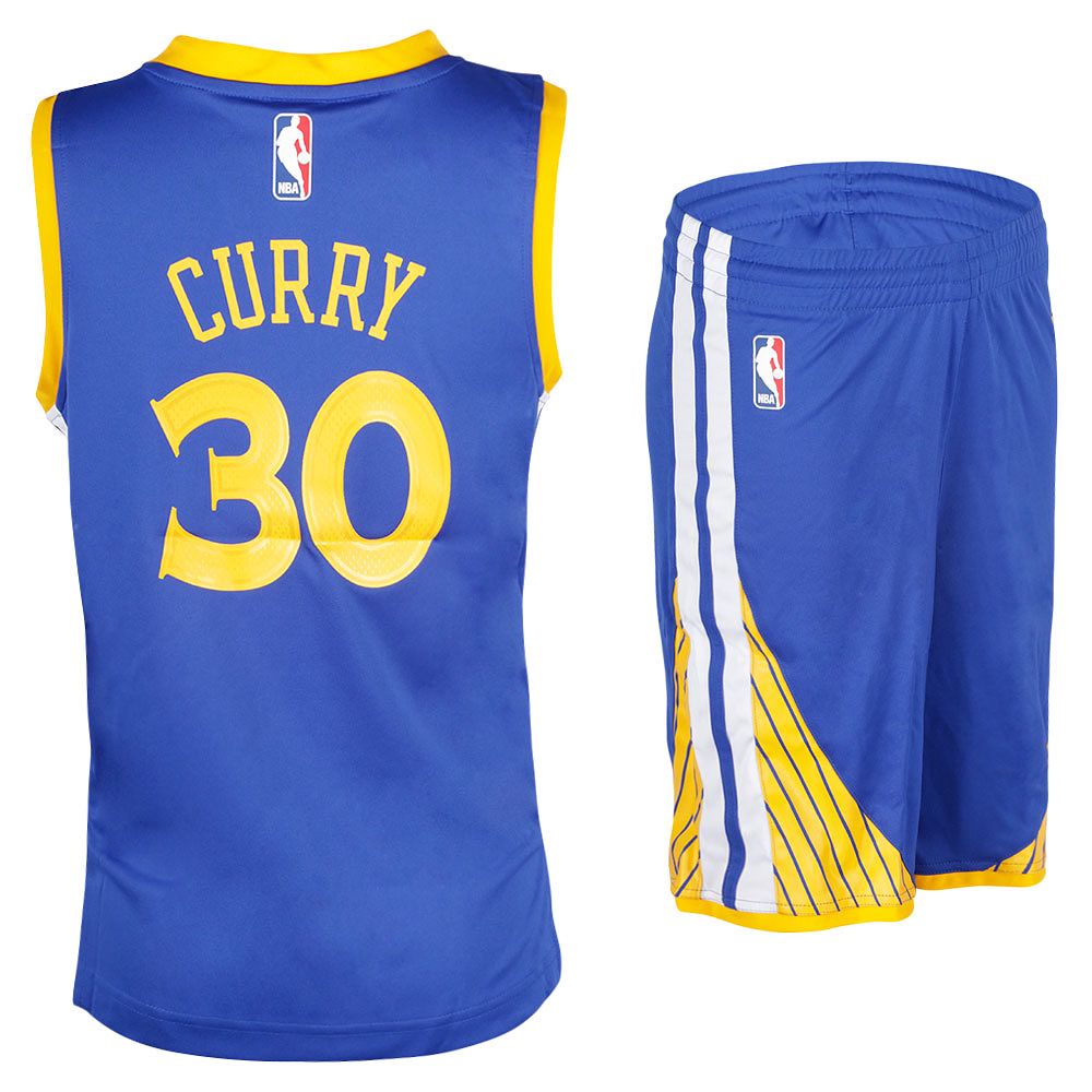 Conjunto 2ª Golden State Warriors 2016/2017 Curry Junior Azul - Fútbol Factory