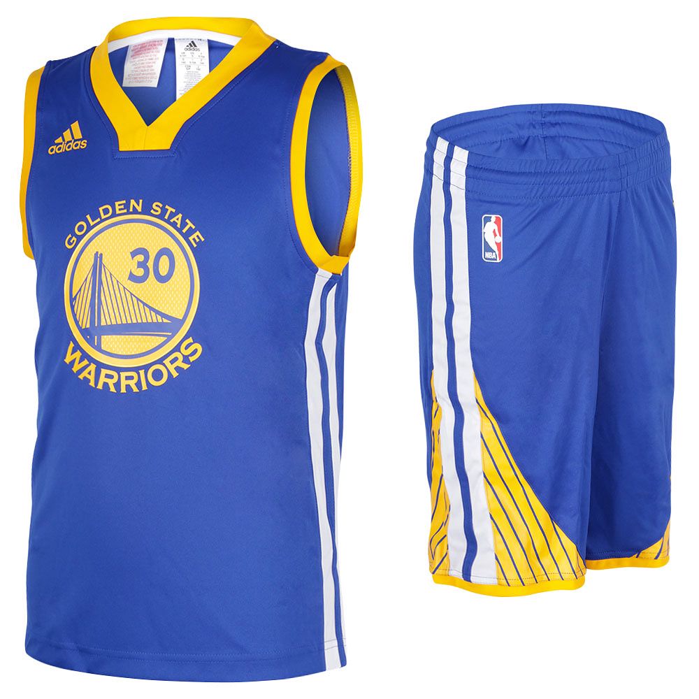 Conjunto 2ª Golden State Warriors 2016/2017 Curry Junior Azul - Fútbol Factory