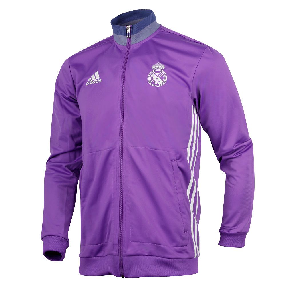 Chándal de Paseo Real Madrid 2016/2017 Morado - Fútbol Factory