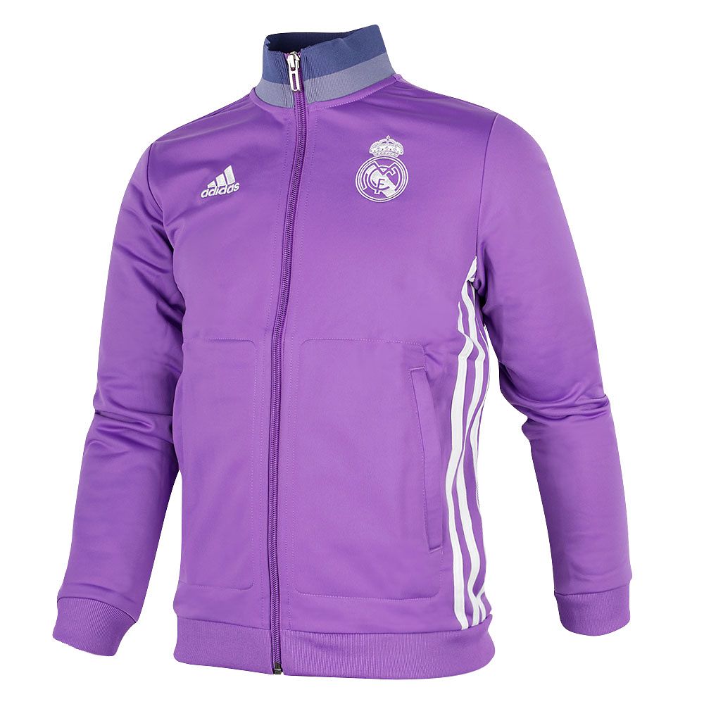 Chándal de Paseo Real Madrid 2016/2017 Junior Morado - Fútbol Factory