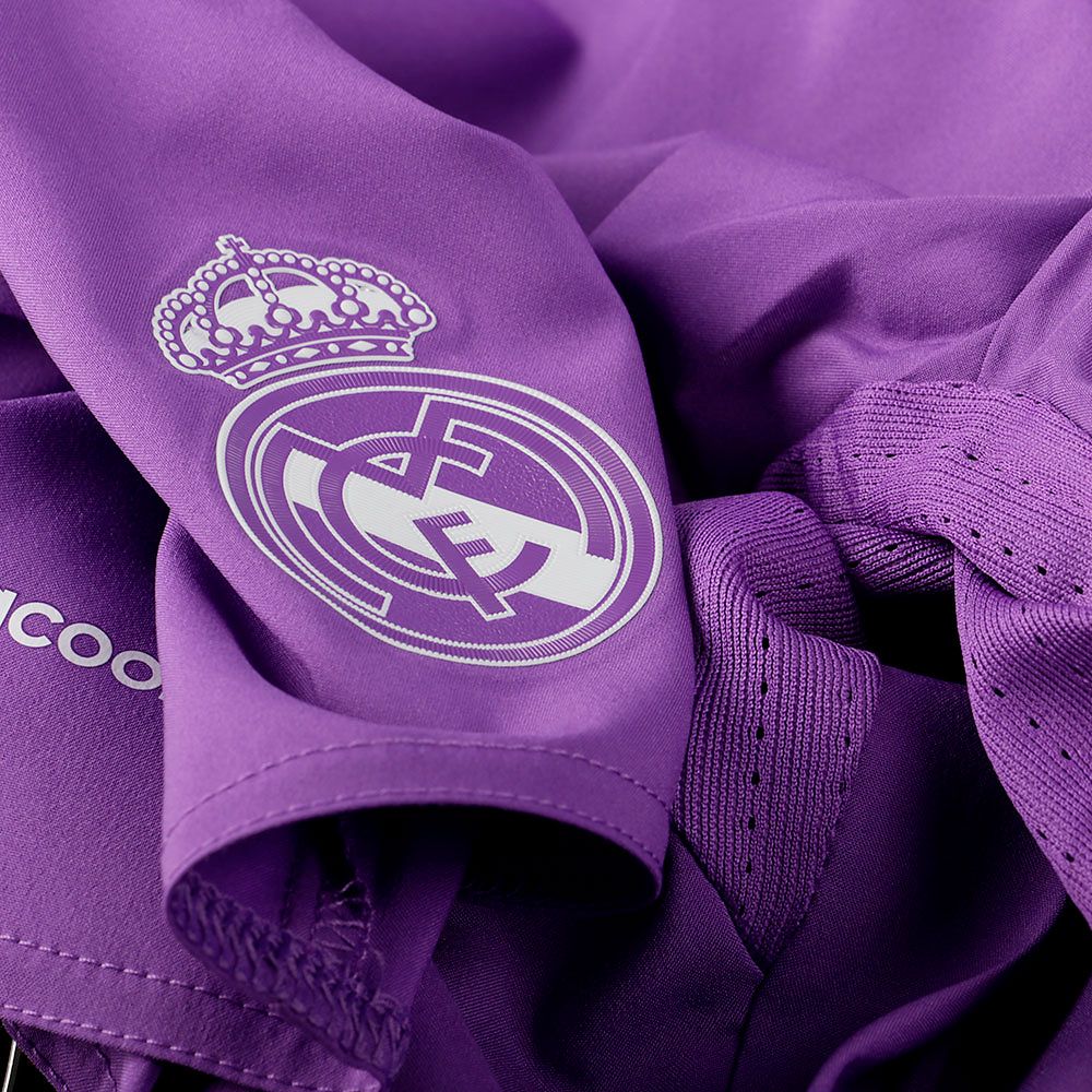 Pantalón 2ª Real Madrid 2016/2017 Morado - Fútbol Factory