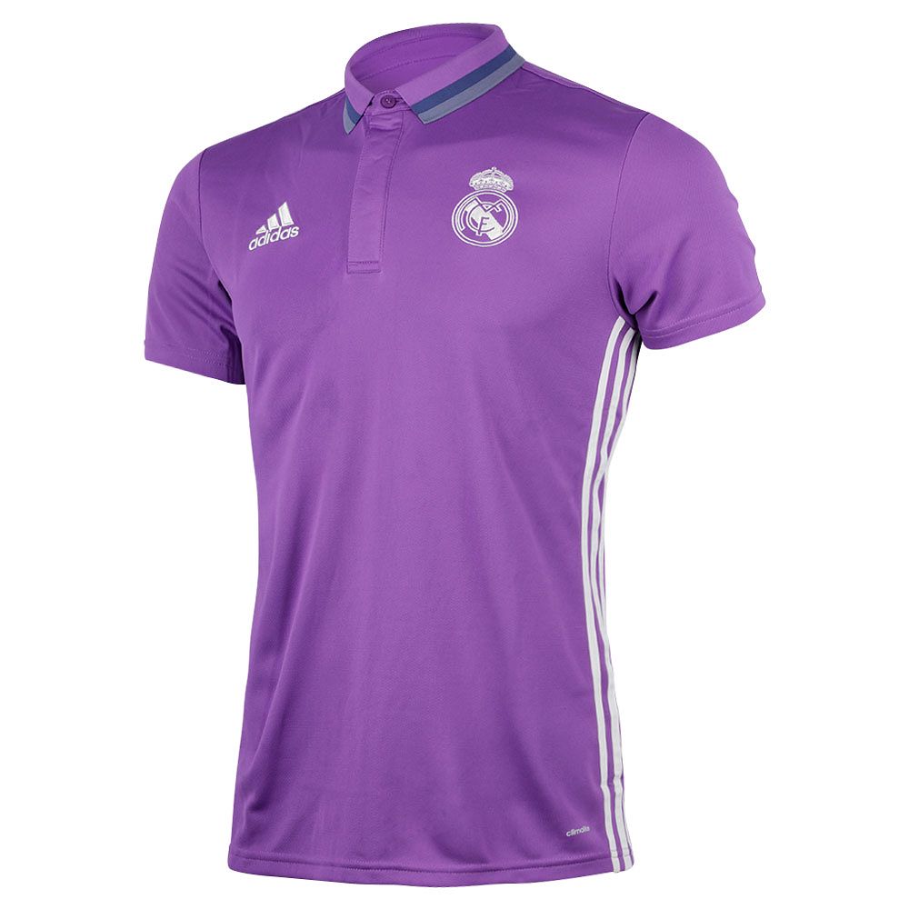 Polo Real Madrid 2016/2017 Morado - Fútbol Factory