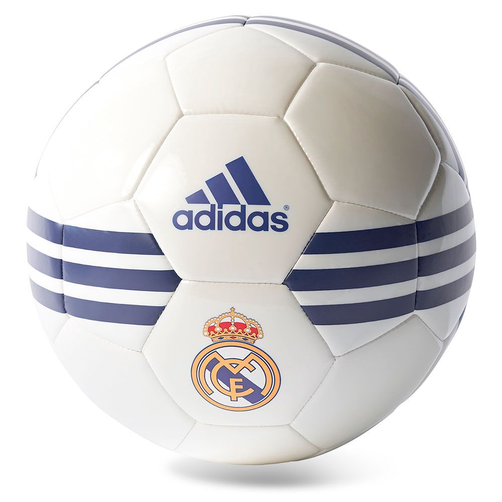 Balón de Fútbol 11 Real Madrid 2016/2017 Blanco Azul - Fútbol Factory