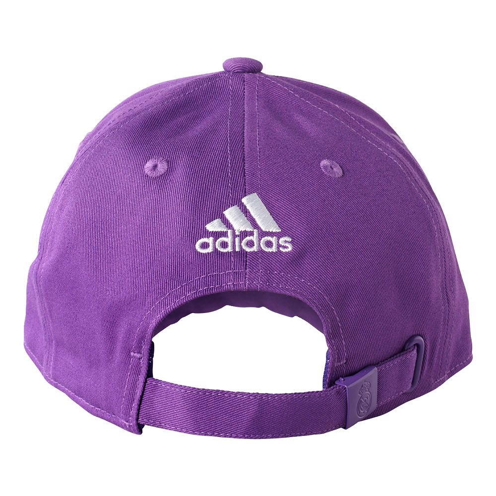 Gorra Real Madrid 2016/2017 Tres Bandas Morado Blanco - Fútbol Factory