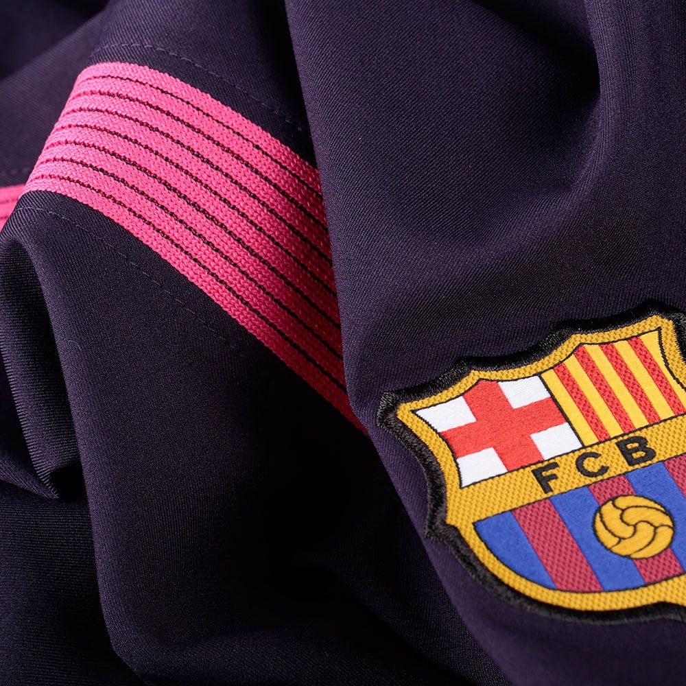 Pantalón 2ª FC Barcelona 2016/2017 Morado - Fútbol Factory