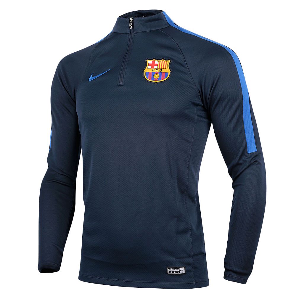 Sudadera Training FC Barcelona 2016/2017 Azul - Fútbol Factory