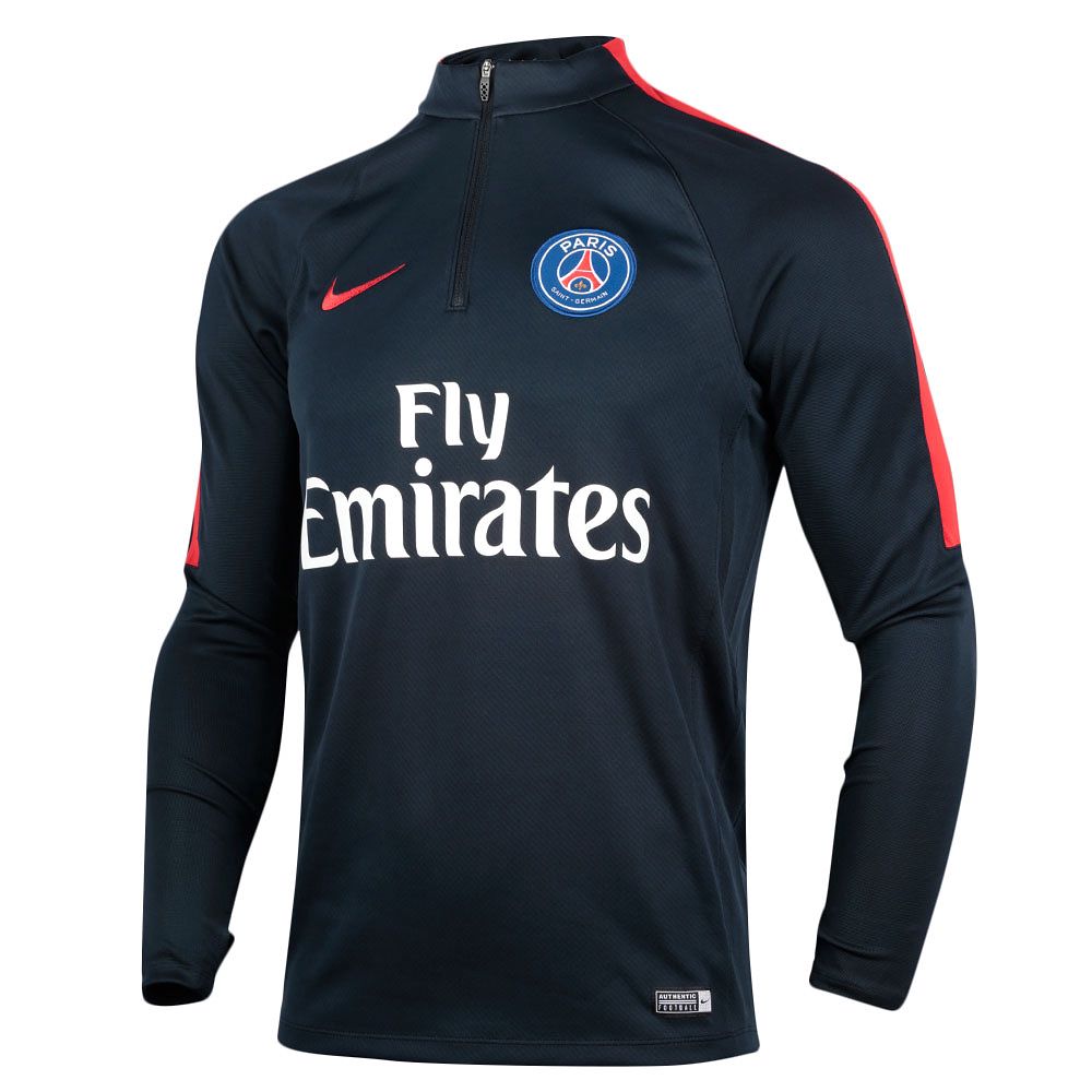 Sudadera de Training Paris Saint-Germain 2016/2017 Drill Azul - Fútbol Factory