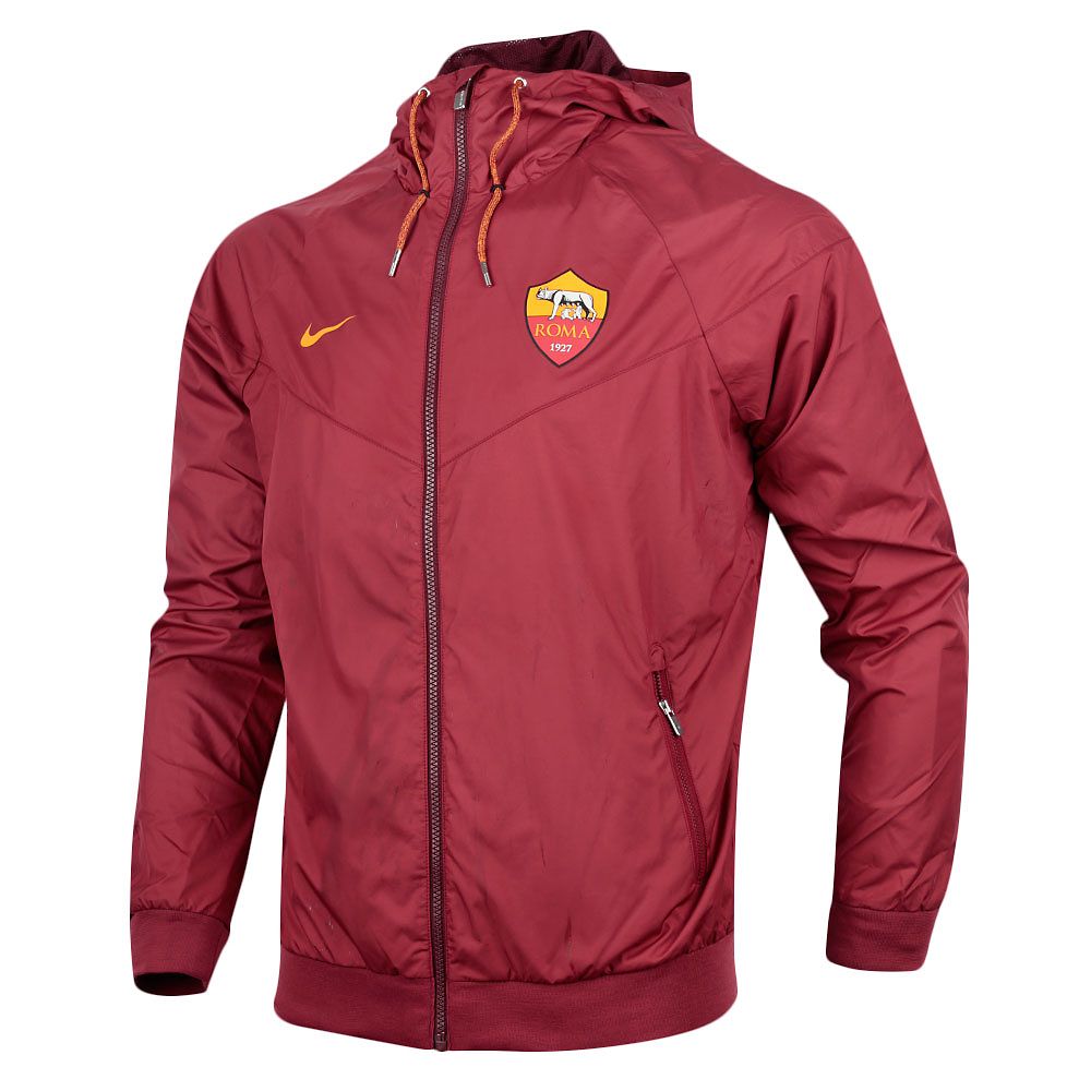 Cortavientos AS Roma 2016/2017 Rojo - Fútbol Factory