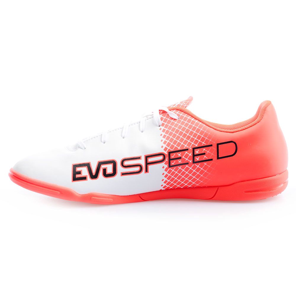 Zapatillas de Fútbol Sala evoSPEED 5.5 IT Blanco Negro - Fútbol Factory