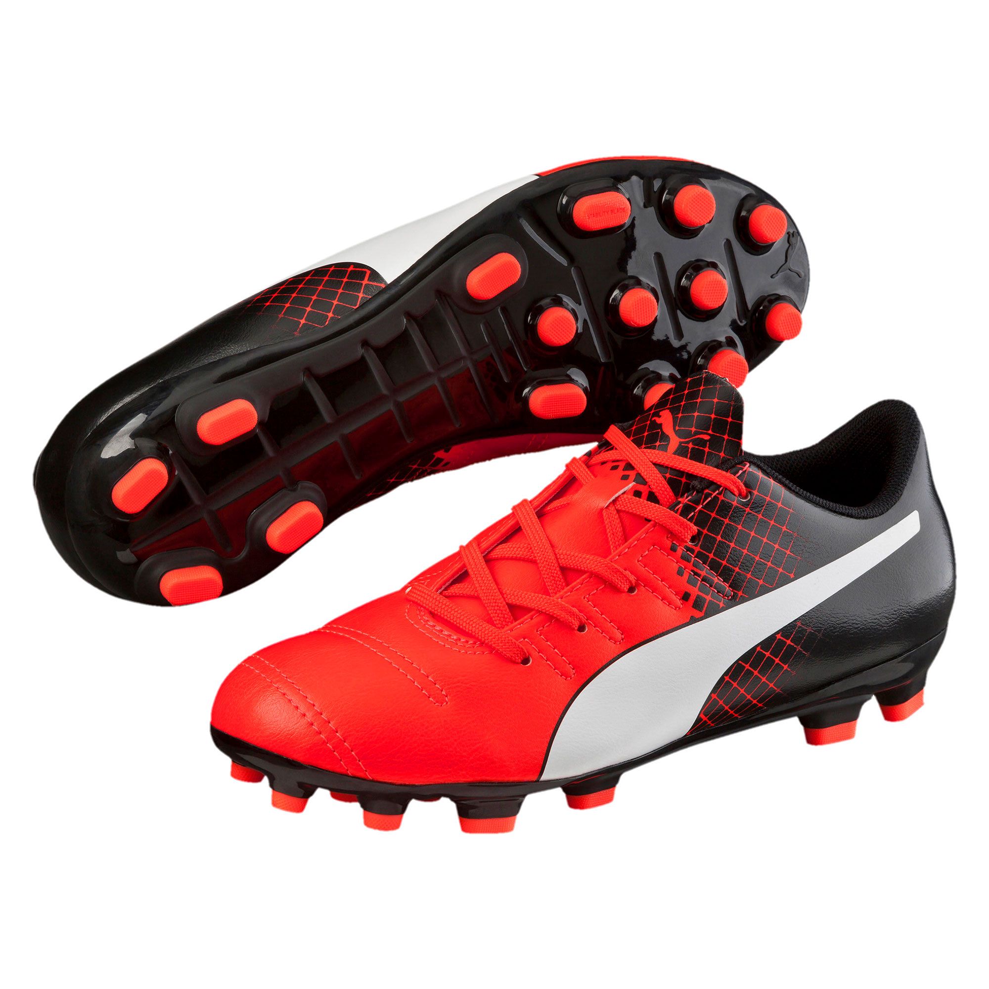 Botas de Fútbol evoPOWER 4.3 AG Junior Rojo Negro - Fútbol Factory