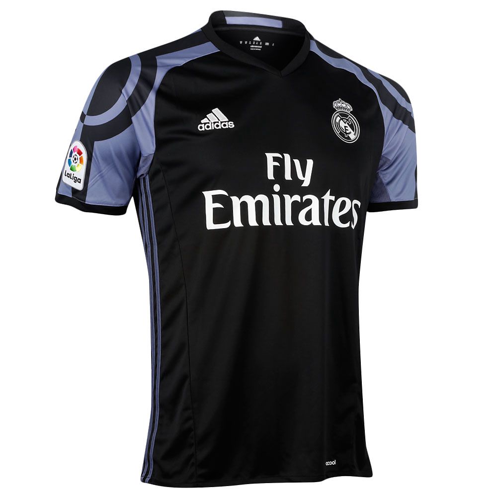 Camiseta 3ª Real Madrid 2016/2017 UCL Negro - Fútbol Factory