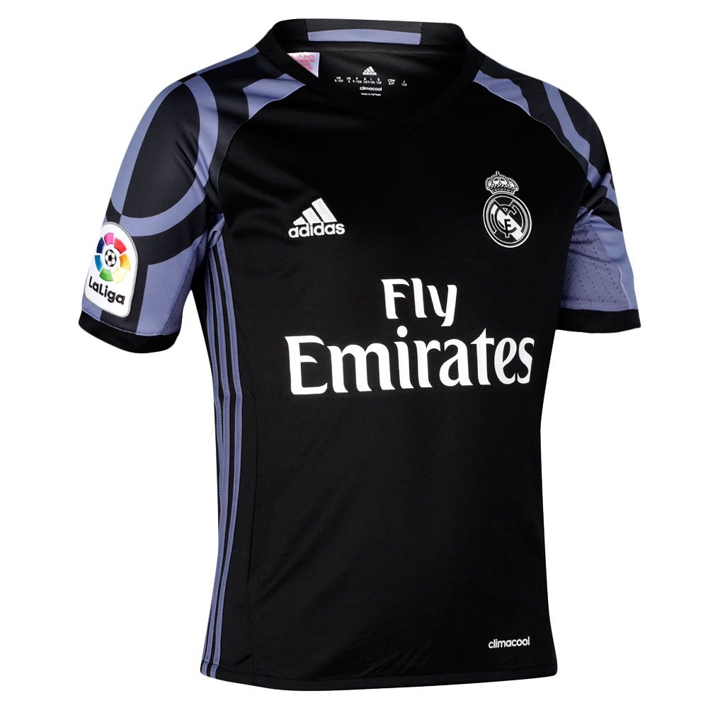 Camiseta 3ª Real Madrid 2016/2017 Junior Negro - Fútbol Factory