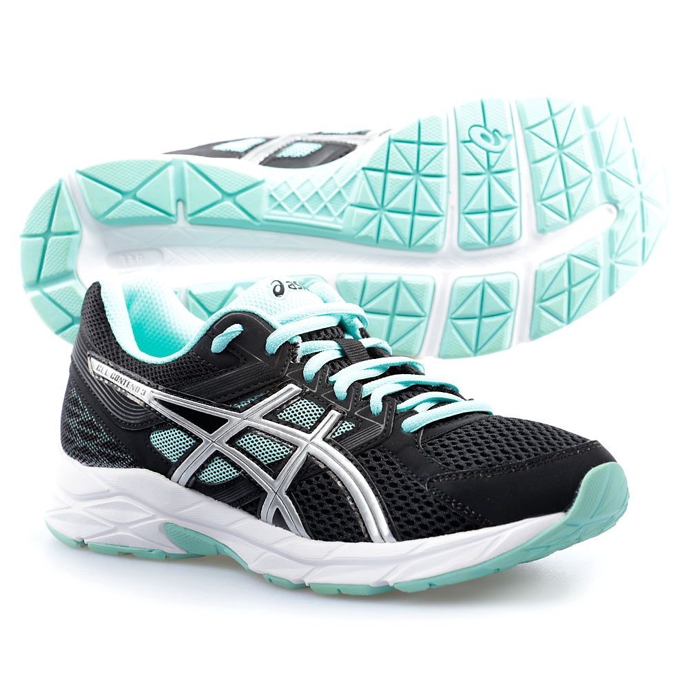 Zapatillas de Running Gel Contend 3 Mujer Negro - Fútbol Factory