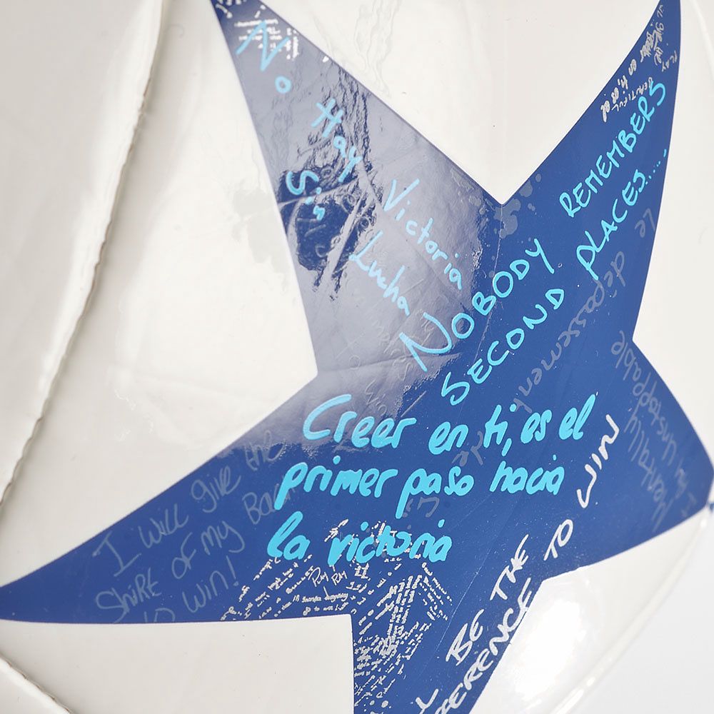 Balón de Fútbol 11 Finale 16 Capitano 2016/2017 UCL Real Madrid Blanco - Fútbol Factory