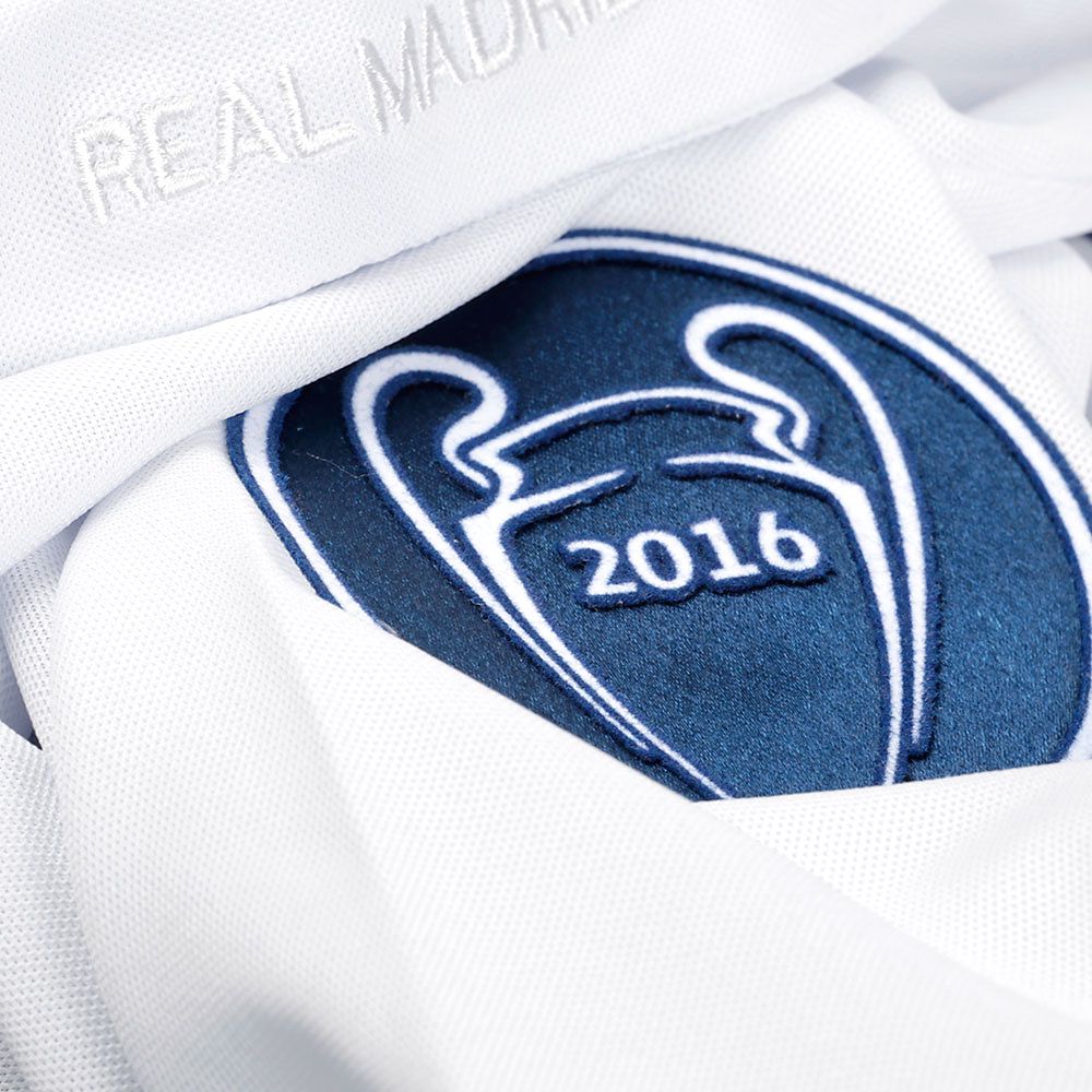 Camiseta 1ª Real Madrid 2016/2017 UCL Blanco - Fútbol Factory