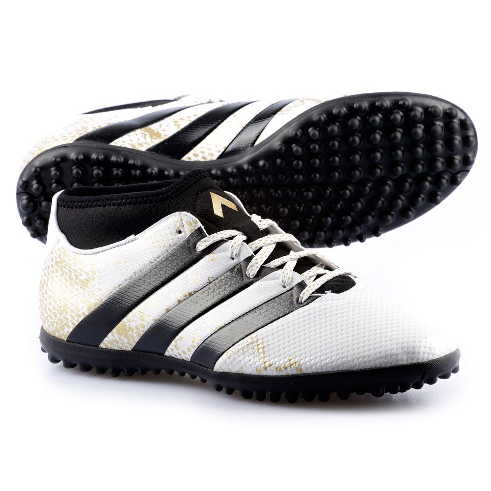Botas de Fútbol ACE 16.3 Primemesh Multitaco Blanco - Fútbol Factory
