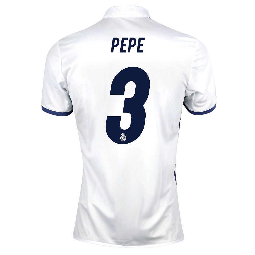 Camiseta 1ª Real Madrid 2016/2017 Pepe UCL Blanco - Fútbol Factory