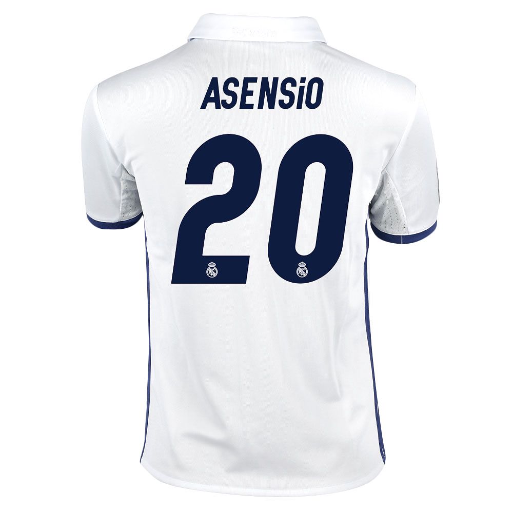 Camiseta 1ª Real Madrid 2016/2017 Asensio UCL Junior Blanco - Fútbol Factory