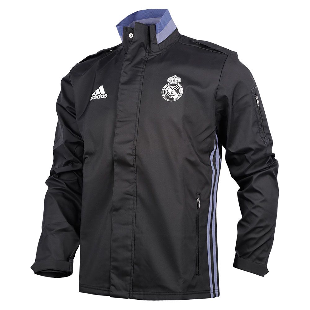 Chaqueta de Viaje Real Madrid 2016/2017 Negro - Fútbol Factory