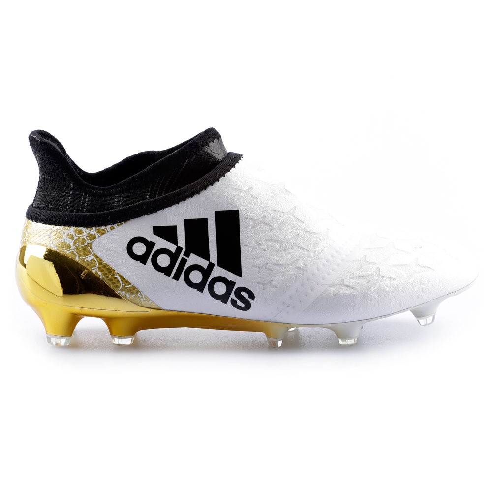 Botas de Fútbol X 16+ Purechaos FG Junior Blanco - Fútbol Factory