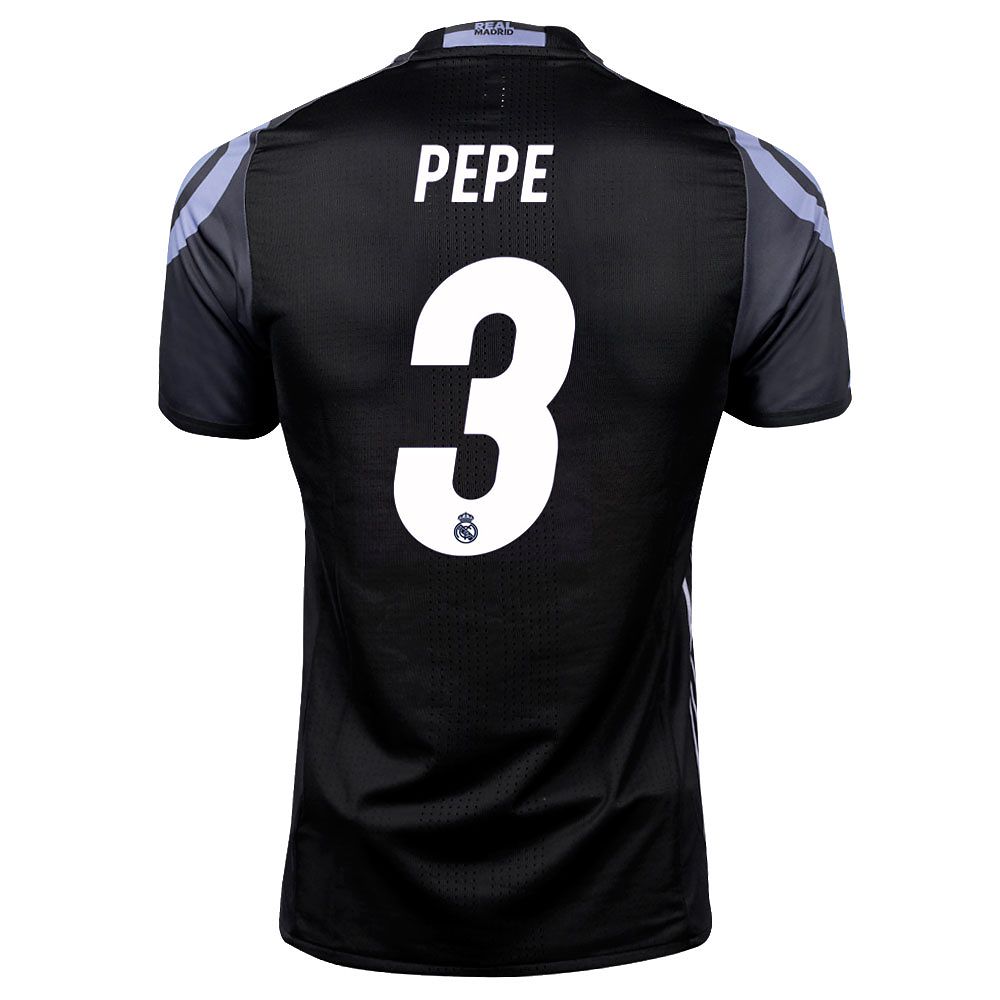 Camiseta 3ª Real Madrid 2016/2017 Pepe UCL AU Negro - Fútbol Factory