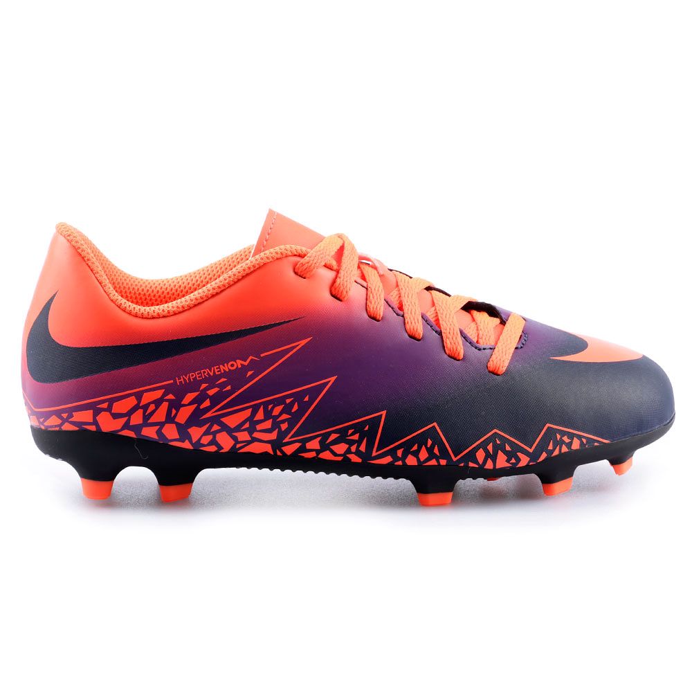 Botas de Fútbol Hypervenom Phade II Junior FG Morado - Fútbol Factory