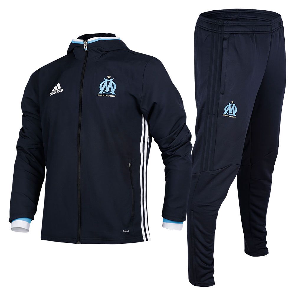 Chándal Pre-Match Olympique de Marsella 2016/2017 Azul Marino - Fútbol Factory