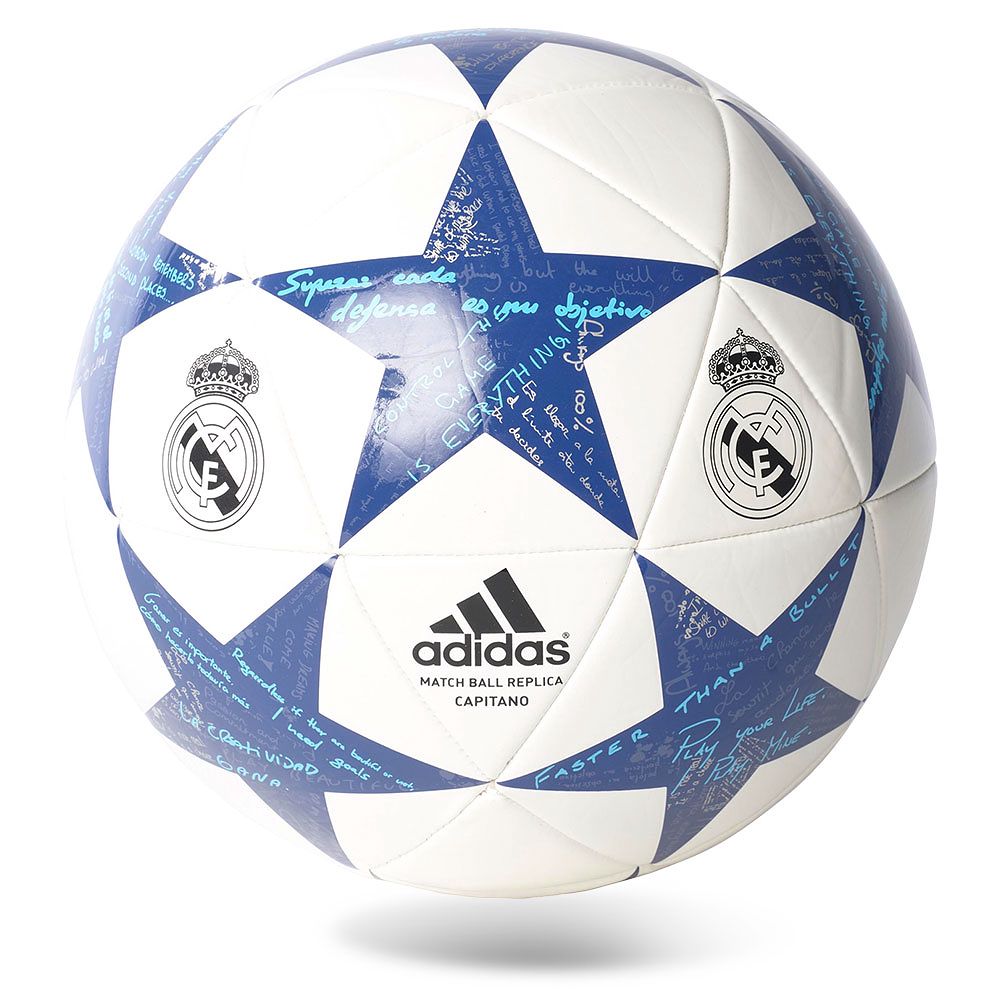 Balón de Fútbol Sala Finale 16 Capitano 2016/2017 UCL Real Madrid Blanco - Fútbol Factory
