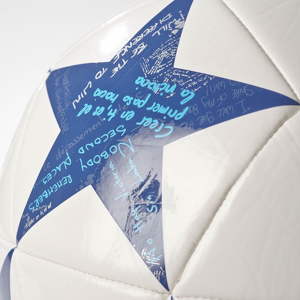 Balón de Fútbol Sala Finale 16 Capitano 2016/2017 UCL Real Madrid Blanco - Fútbol Factory