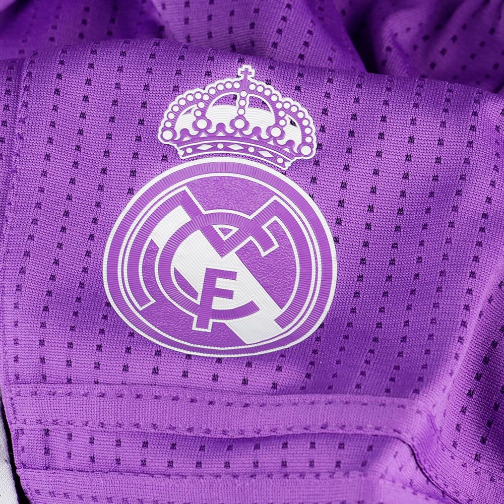 Pantalón 2ª Real Madrid 2016/2017 Baloncesto Morado - Fútbol Factory
