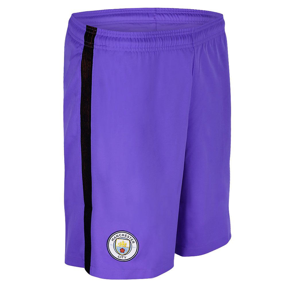 Pantalón 3ª Manchester City 2016/2017 UCL Morado - Fútbol Factory