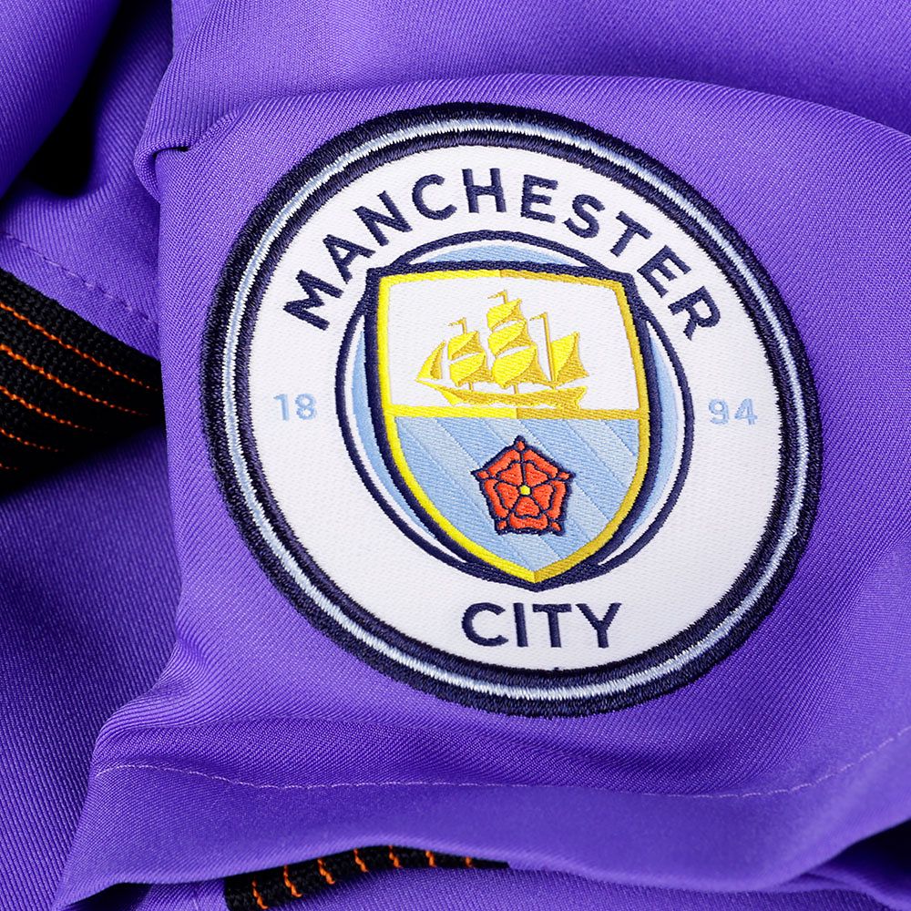 Pantalón 3ª Manchester City 2016/2017 UCL Morado - Fútbol Factory