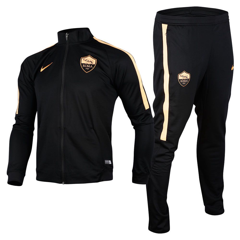 Chándal de Training AS Roma 2016/2017 UEL Dry Negro - Fútbol Factory