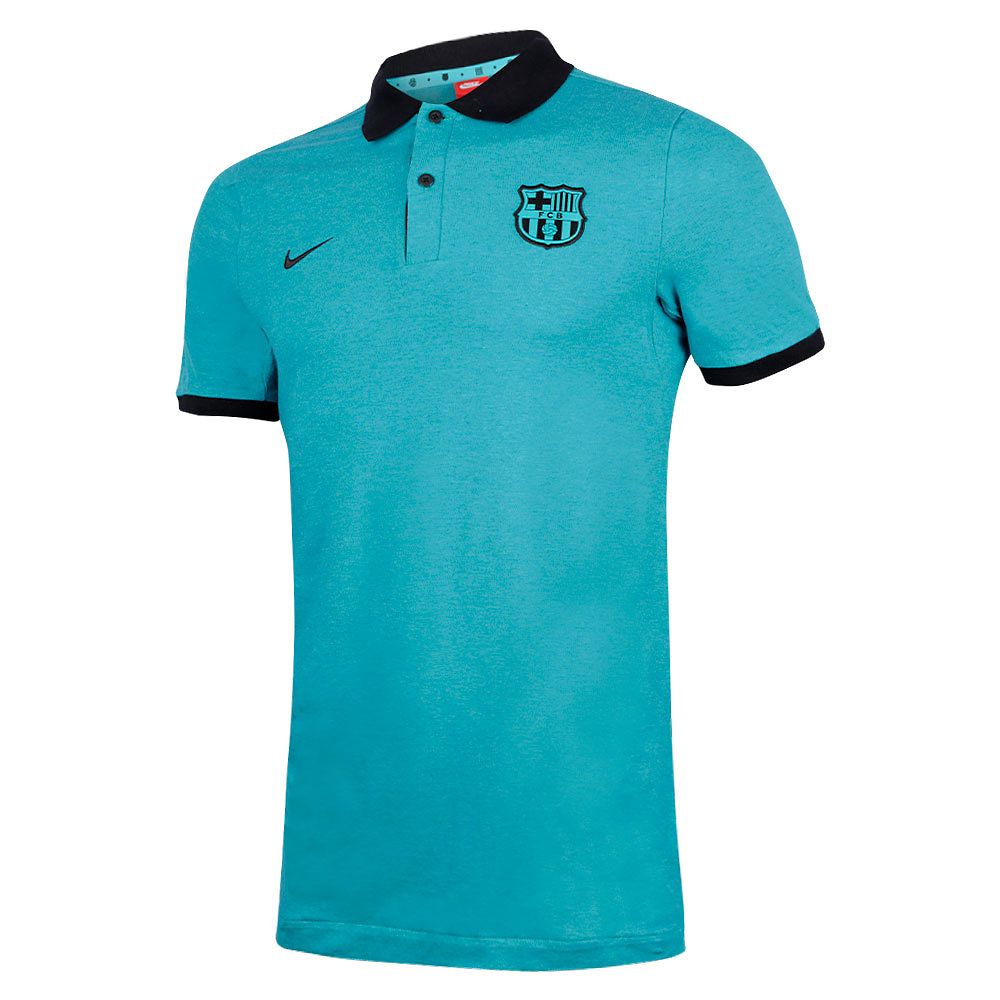 Polo de Paseo FC Barcelona 2016/2017 UCL Verde - Fútbol Factory
