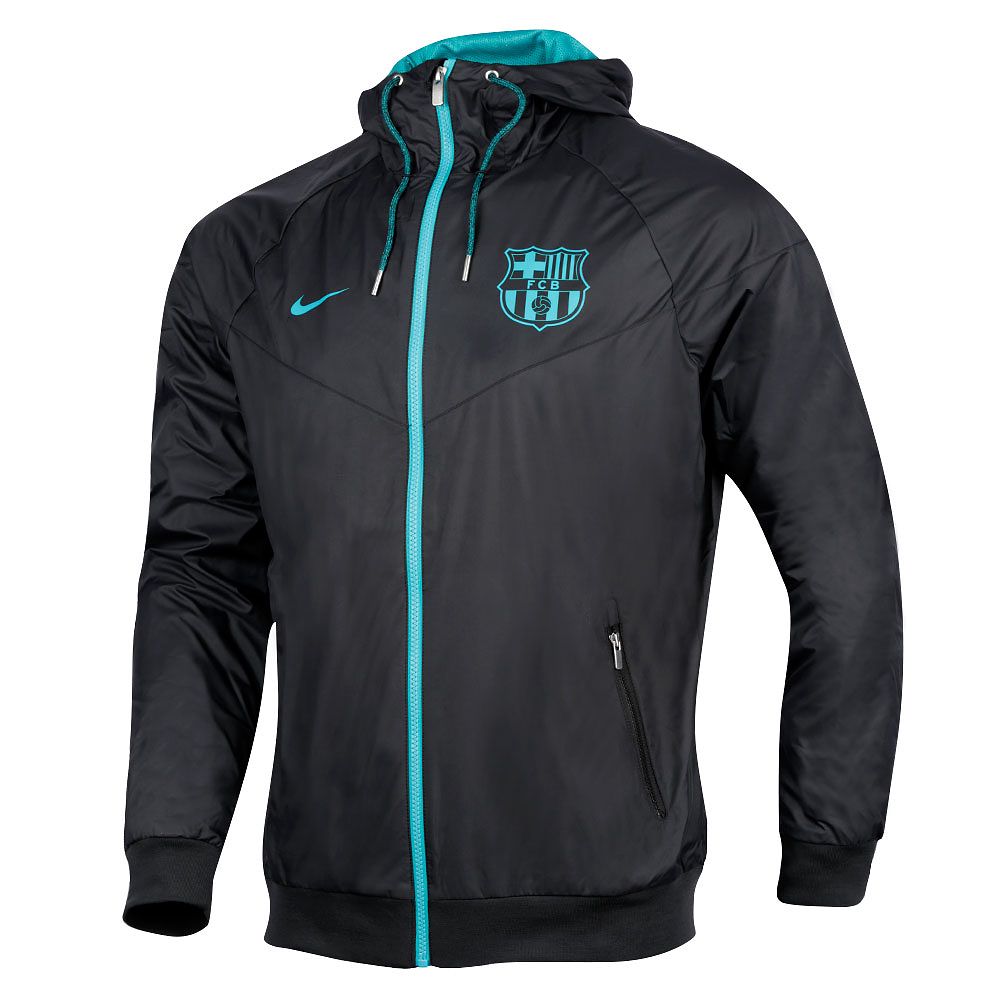 Cortavientos FC Barcelona 2016/2017 UCL Negro - Fútbol Factory