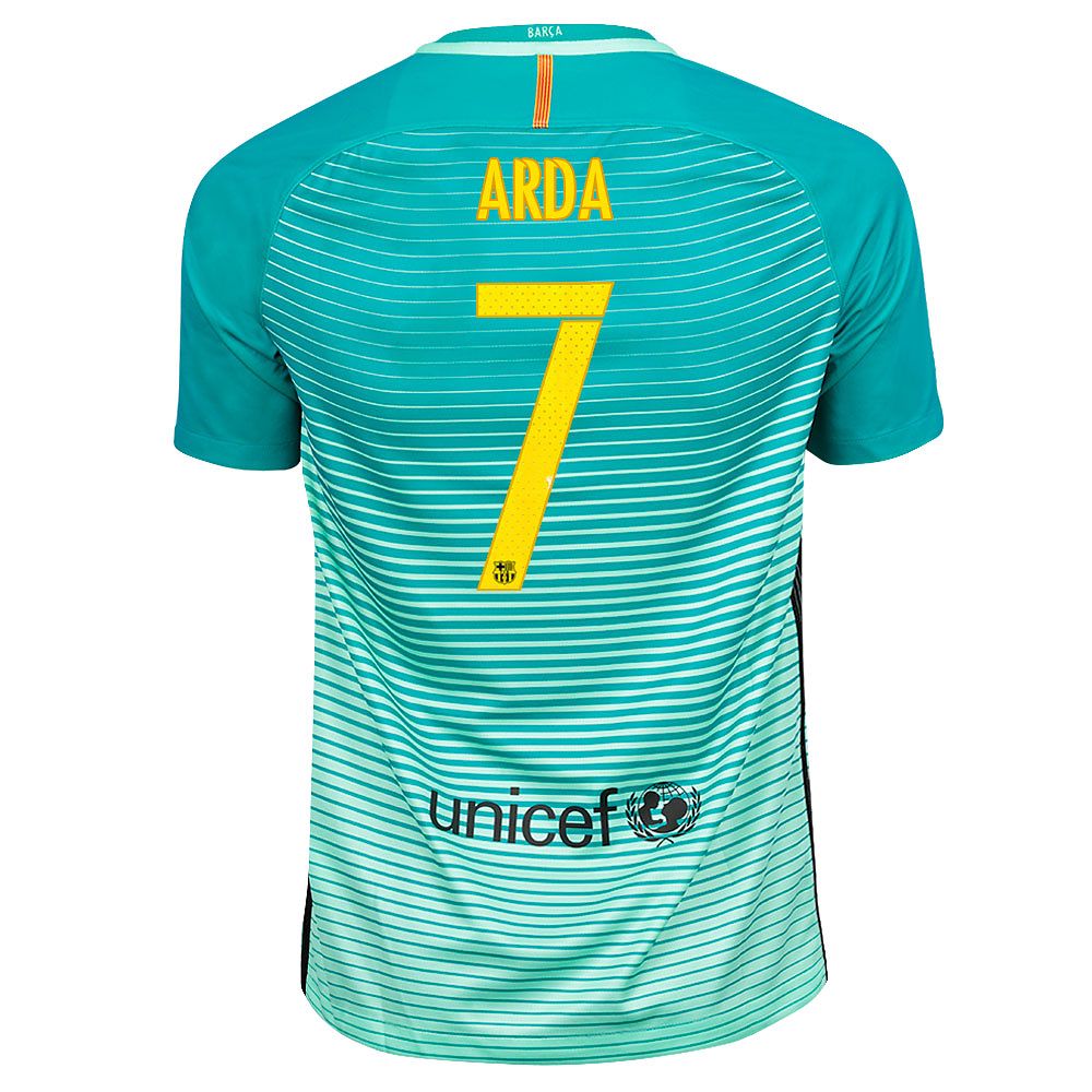 Camiseta 3ª FC Barcelona 2016/2017 Arda UCL Stadium Verde - Fútbol Factory