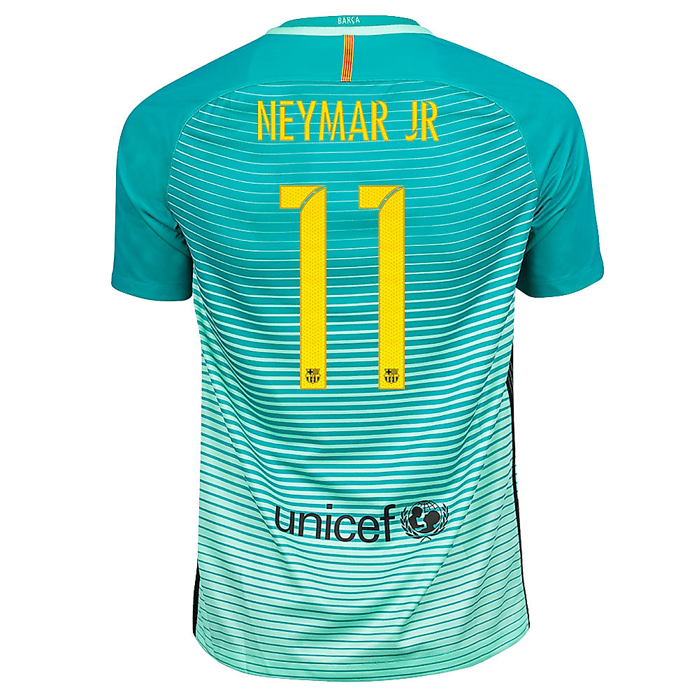 Camiseta 3ª FC Barcelona 2016/2017 Neymar JR UCL Stadium Verde Camiseta 3ª FC Barcelona 2016/2017 Neymar JR UCL Stadium Verde - Fútbol Factory