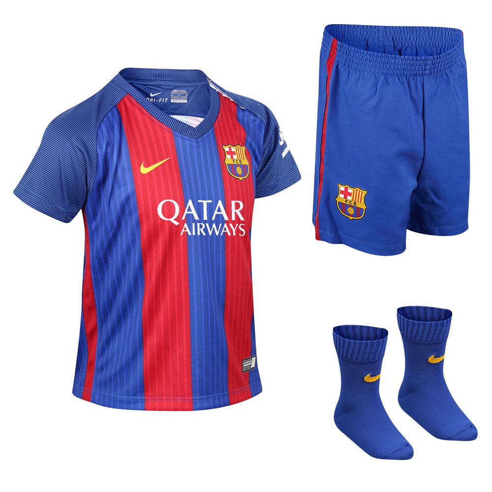 Conjunto 1ª FC Barcelona 2016/2017 Bebé - Fútbol Factory