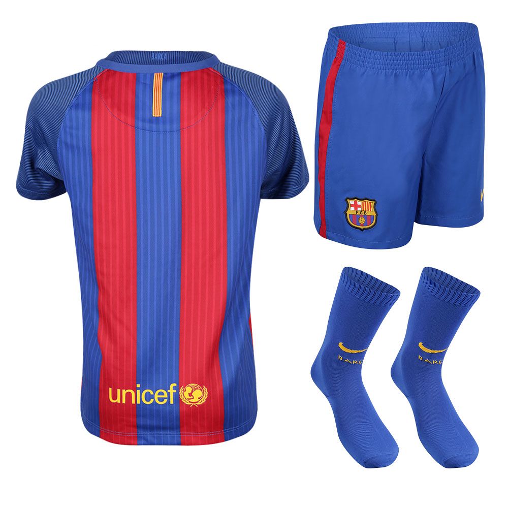 Conjunto 1ª FC Barcelona 2016/2017 Infantil - Fútbol Factory